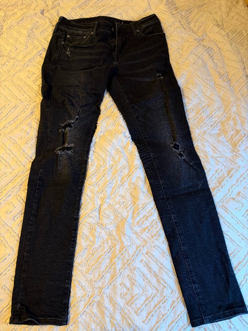 American Eagle AE Flex Skinny Distressed Jeans - 30 x 34